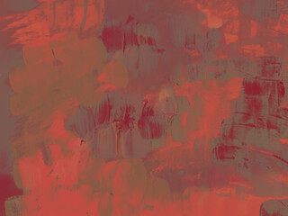 Acrylic Paint. Orange Acrylic Brushes. Abstract