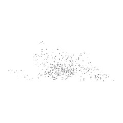 Concrete rock debris isolated transparent background 3d rendering
