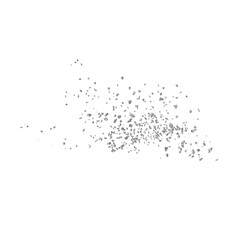 Concrete rock debris isolated transparent background 3d rendering
