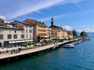 Obraz premium Salò, Lake Garda, Lombardy, Italy