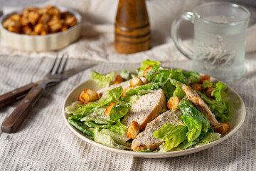 Homemade ceasar salad