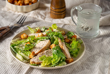 Homemade ceasar salad