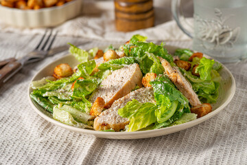 Homemade ceasar salad