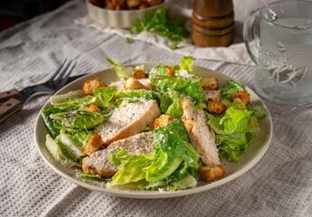 Homemade ceasar salad