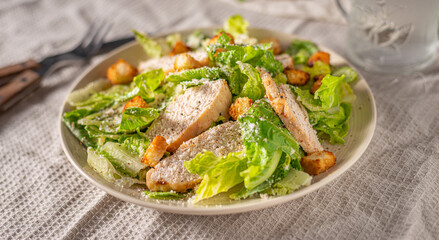 Homemade ceasar salad
