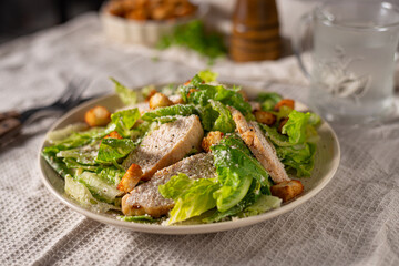 Homemade ceasar salad