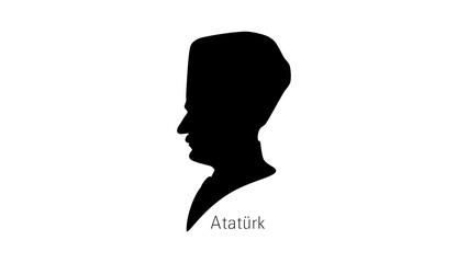 Atatürk silhouette