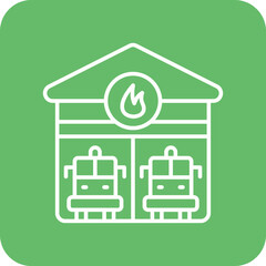 Firefighter Garage Icon