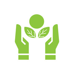 Ecology icon. Nature icon. Eco green icons. Vector eps 10