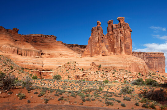 Three Gossips, Arches National Park, Utah