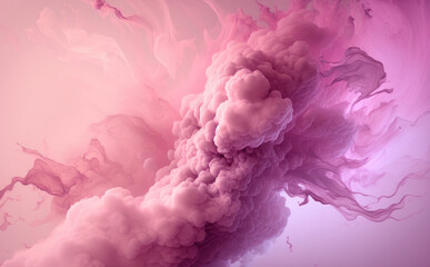 dusky pink smoke