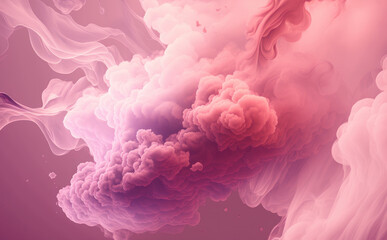 dusky pink smoke