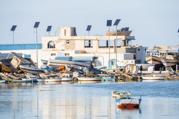 View of Djerba, a large island in southern Tunisia
