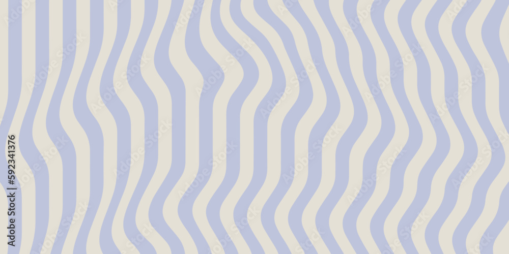 Poster cool groovy liquid striped texture. trendy y2k abstract geometric background vector design. psychede