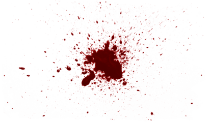 Blood drops cut out