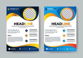 Creative business flyer design