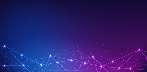 Hexagons pattern. Geometric abstract background with simple hexagonal elements. Medical, technology or science design.