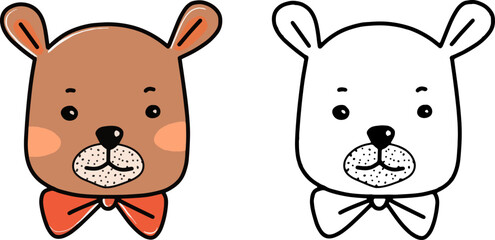 A page for coloring hobbies and creativity. Children's drawings for school and free time. Vector.