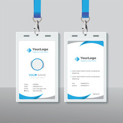 Id Card Design, Professional Identity Card Template Vector for Employee and Others.