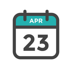 April 23 Calendar Day or Calender Date Deadline or Appointment