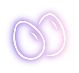 Collection of food neon