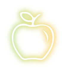 Collection of food neon