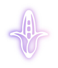 Collection of food neon