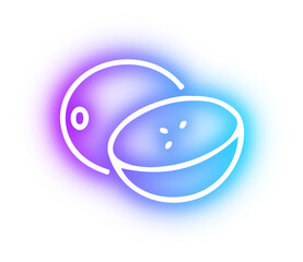 Collection of Fruit neon