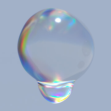 crystal drop. Pure Cosmetics Product. Moisturizer Skin Care.