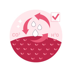 Regenerative agriculture abstract concept vector illustration. Conservation and rehabilitation farming system, increasing ecological biodiversity, water cycle improvement abstract metaphor.