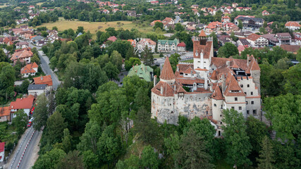 Fototapeta na wymiar The Dracula Castle of Bran in Romania