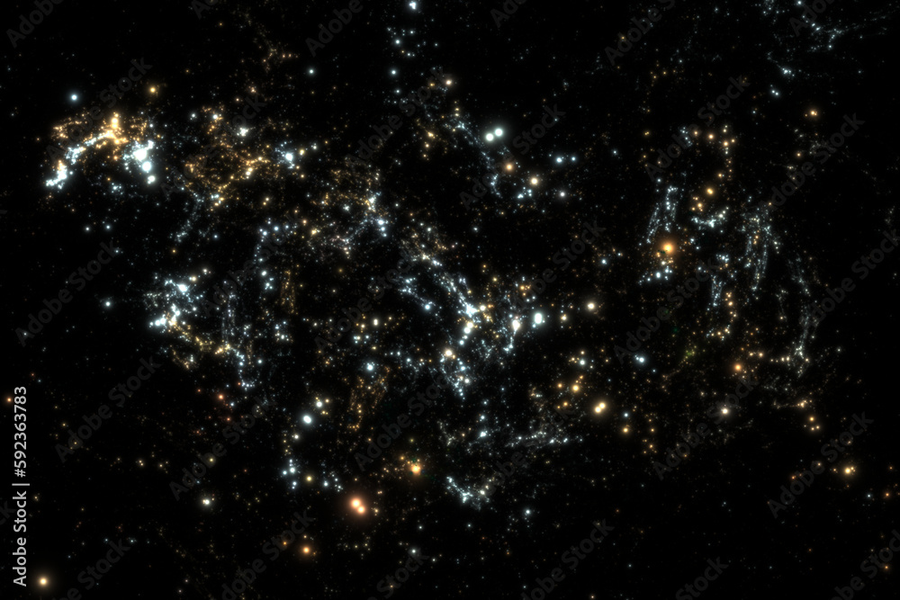 Canvas Prints early structure of the universe