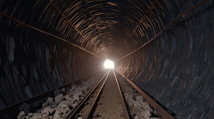 Fototapeta na wymiar scary tunnel, 8k, intricate details, photorealistic, ultra realistic, generative ai