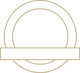 Circle Badge Logo Vector