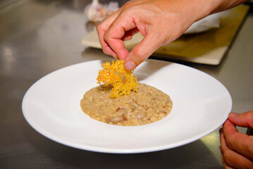 chef preparing food