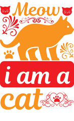 Cat T-shirt Design