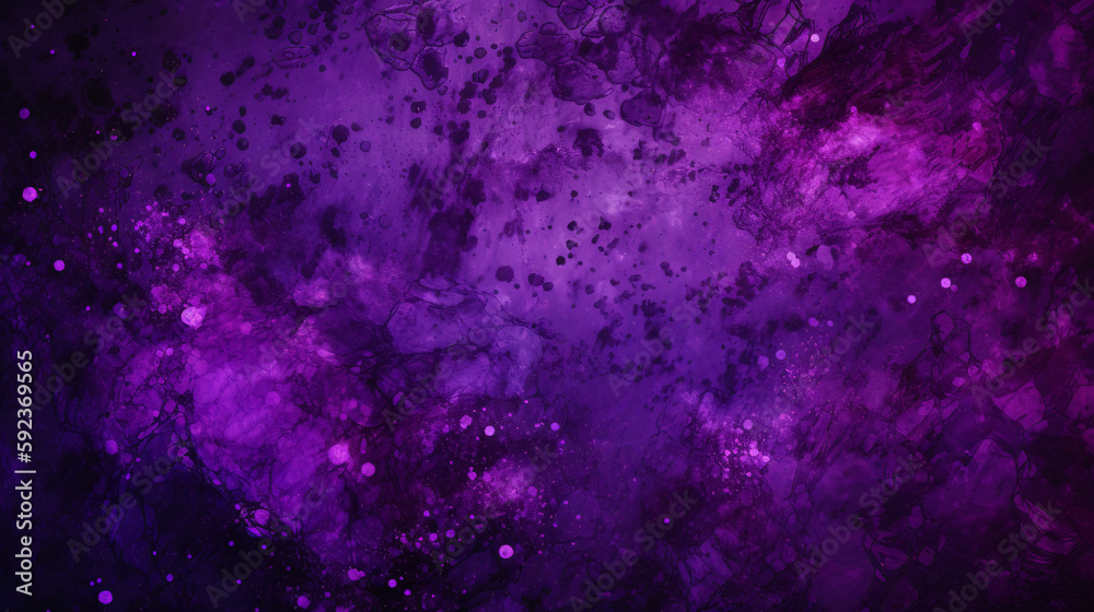 Wall mural cosmic purple texture wallpaper generative ai