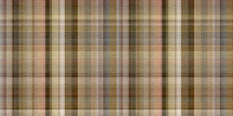Tartan seamless border. Traditional gingham texture for natural trendy trim. 