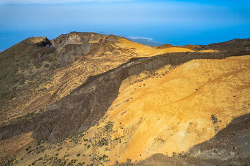 	
Aerial panoramic above Teide Volcano in tenerife in the Canary Islands	