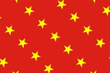 Geometric pattern in the colors of the national flag of Vietnam. The colors of Vietnam.