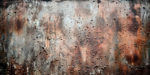 Fototapeta premium An image of a grunge dirty metal background or texture was created using generative ai - generative ai.