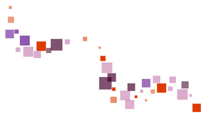 Bright squares on a white background. Festive background, disco. Design element, festive unusual background. Vector illustration, eps 10