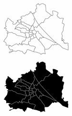 Vienna administrative maps