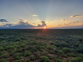 Landschaft in der kleinen Karoo bei Oudtshoorn