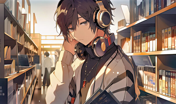 Anime Boy Headphones Wallpapers  Top Free Anime Boy Headphones Backgrounds   WallpaperAccess