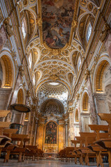 Fototapeta na wymiar Church of San Luigi dei Francesi Catholic place of worship in Rome