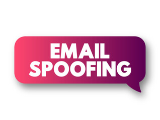 Email Spoofing is the creation of email messages with a forged sender address, text concept background