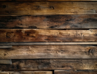 Fototapeta premium Wooden Board Background. Rustic, Farmhouse, Planks. Generative AI