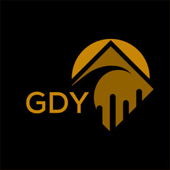 GDY golden color letter logo. GDY golden image on black background. Gold jewelry ornament bracelet Monogram logo design and best business icon.		
 - obrazy, fototapety, plakaty