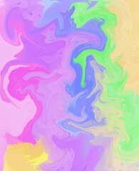Fototapeta na wymiar Abstract watercolor splash in different vibrant colors. Drop of watercolor.